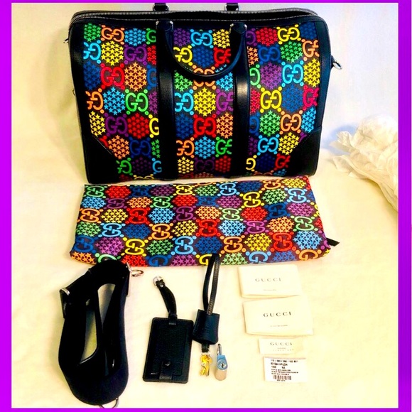 ๐New Gucci Psychedelic Duffle Bag Carry On - Picture 2 of 16